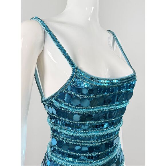 Retrofete Monae Sequin Dress Size Small $1195 - Picture 11 of 16